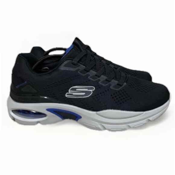 Skechers Men's Air Ventura Black Size 11.5 Comfort Slip On Sneakers Blue 232655 - Picture 7 of 7